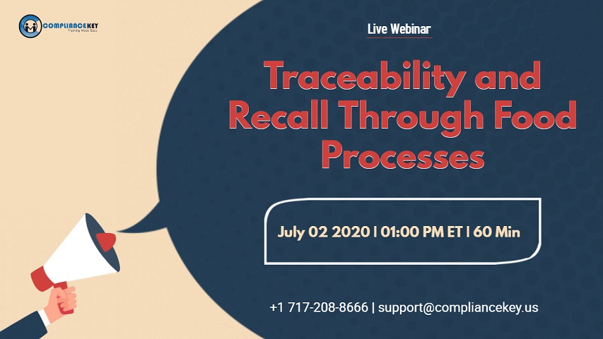 Traceability and Recall Through Food Processes, Middletown, Delaware, United States