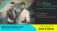 Online Magic with Arun & Varun | First ever Magic Duo in India