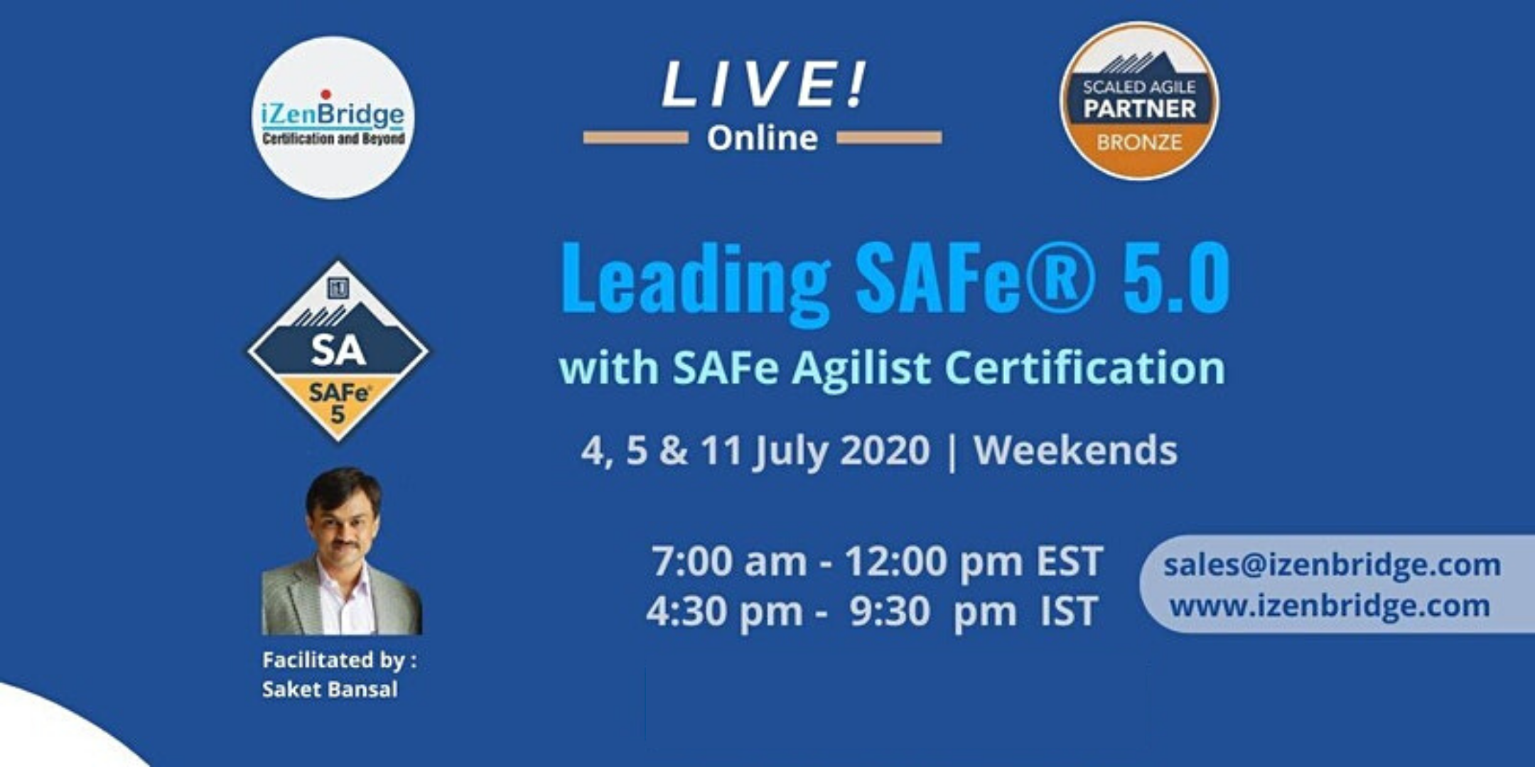 Leading SAFe (SAFe Agilist ) 5.0 Training – Virtual Training, Gurgaon, Haryana, India
