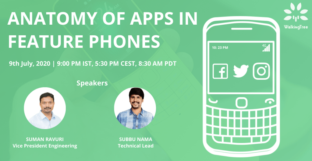 Free Webinar – Anatomy of Apps in Feature Phone, Hyderabad, Telangana, India