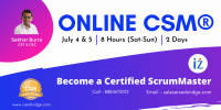Certified ScrumMaster® by iZenBridge - July 4 & 5