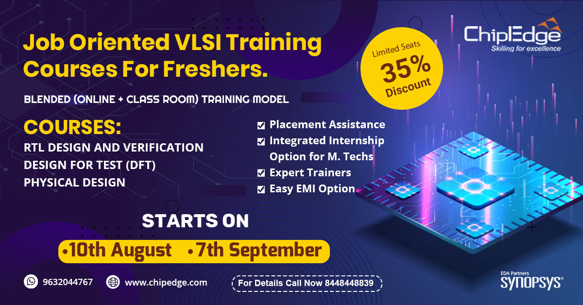 Kickstart  your VLSI Career with Online job-oriented courses, Bangalore, Karnataka, India