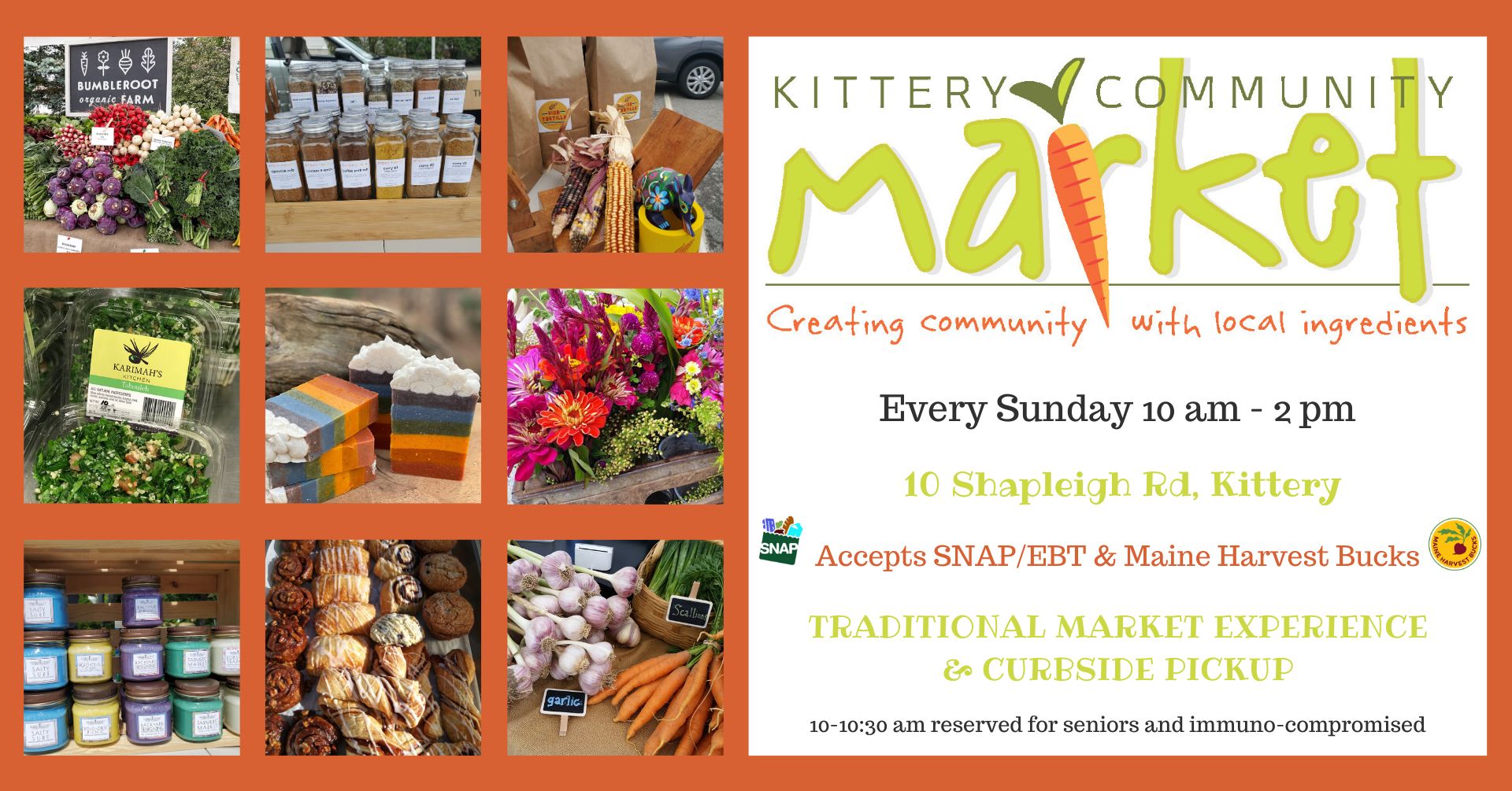 Kittery Community Market Outdoor Season, Kittery, Maine, United States