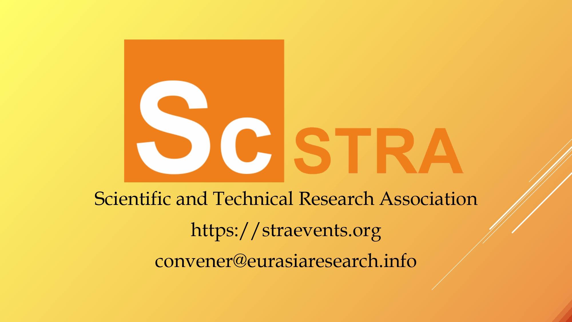 7th ICSTR Dubai – International Conference on Science & Technology Research, 23-24 February 2021, Dubai, United Arab Emirates