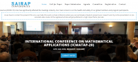 INTERNATIONAL CONFERENCE ON MATHEMATICAL APPLICATIONS (ICMATAP-20)