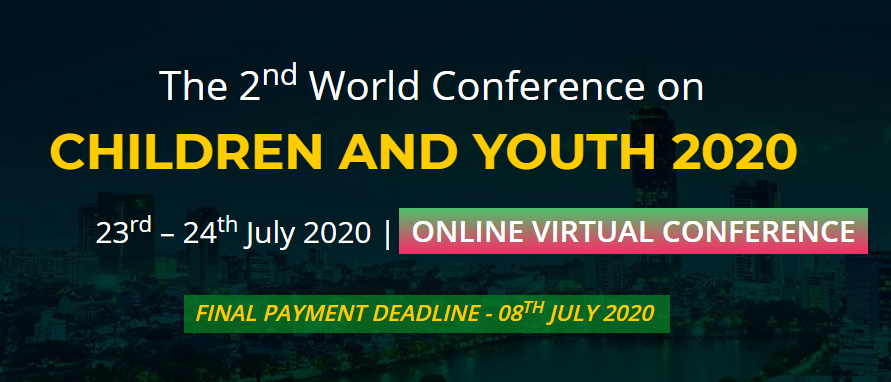 2nd World Conference on Children and Youth – (CCY 2020), Western Province, Colombo, Sri Lanka