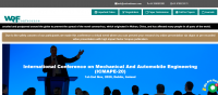 International Conference on Mechanical And Automobile Engineering (ICMAPE-20)