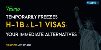Trump Temporarily Freezes H-1B & L-1 Visas: Your Immediate Alternatives