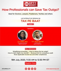HOW TO REDUCE INCOME TAX OUTGO FOR PROFESSIONALS