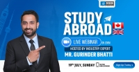 Attend "Study Abroad Webinar" on Zoom hosted by Industry Expert - Mr. Gurinder Bhatti