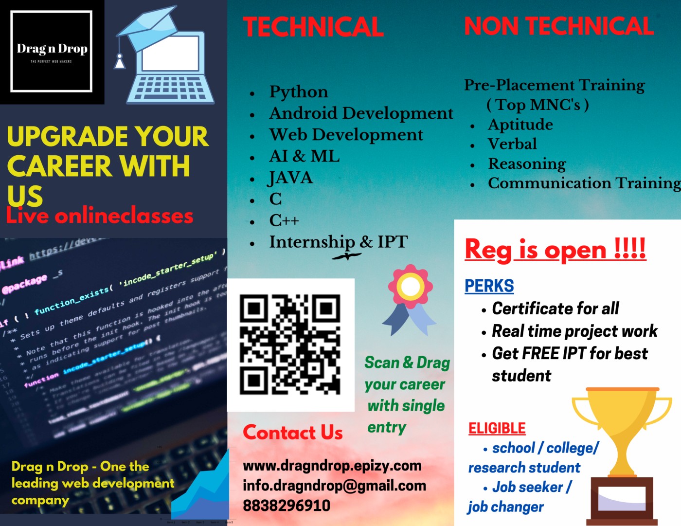DragnDrop Tech Crash Courses, Tiruchirappalli, Tamil Nadu, India