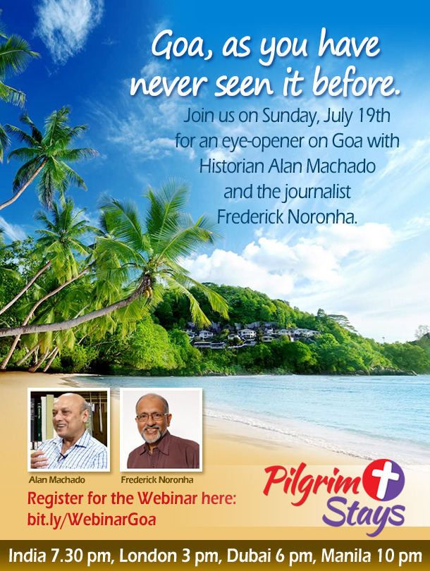 Webinar - Christianity in Goa: Register for the 3rd Pilgrim Stays, North Goa, Goa, India