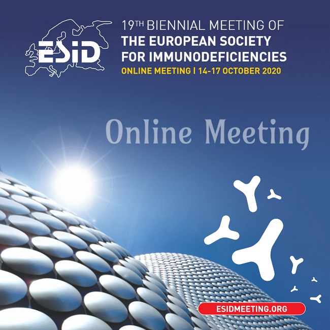 The 19th Biennial Meeting of The European Society of immunodeficiencies - Online Meeting, Online, United Kingdom
