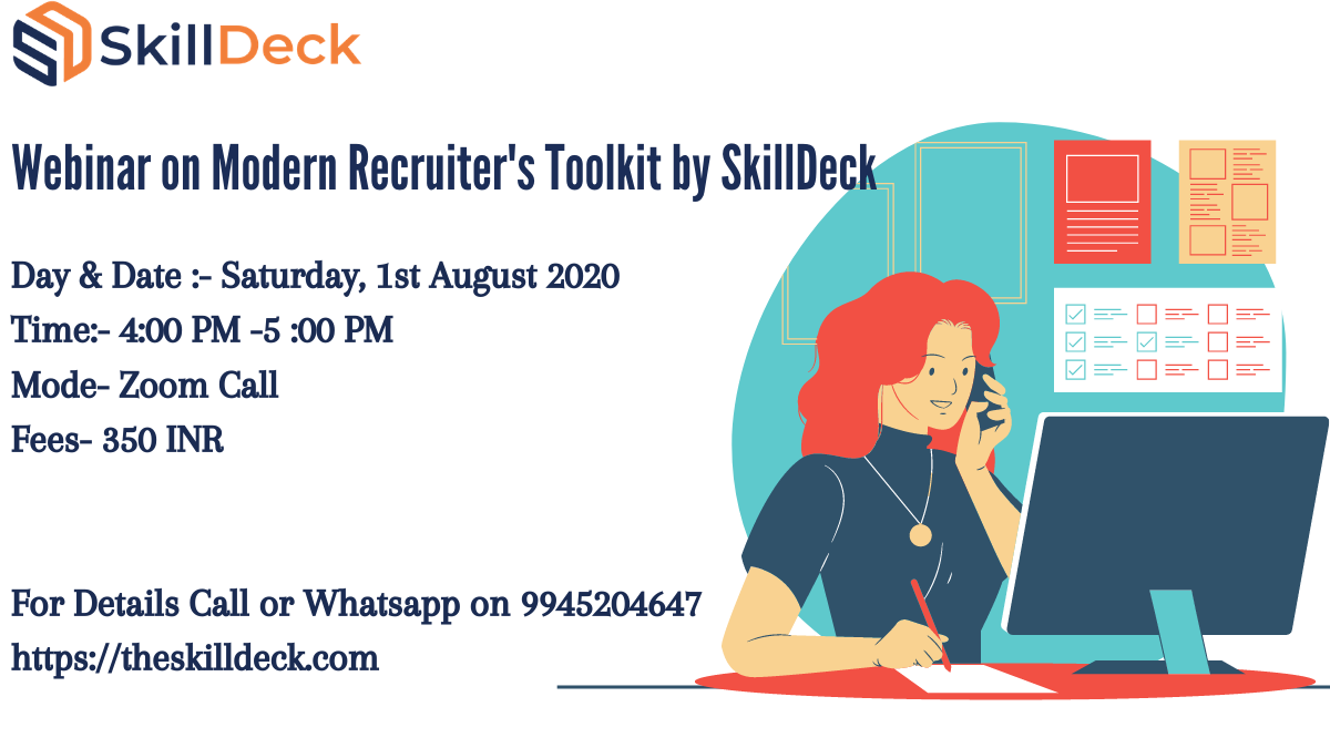 Webinar on Modern Recruiter's Toolkit, Bangalore, Karnataka, India