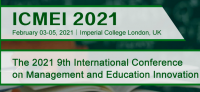 The 2021 9th International Conference on Management and Education Innovation (ICMEI 2021)