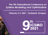 2021 The 9th International Conference on System Modeling and Optimization (ICSMO 2021)