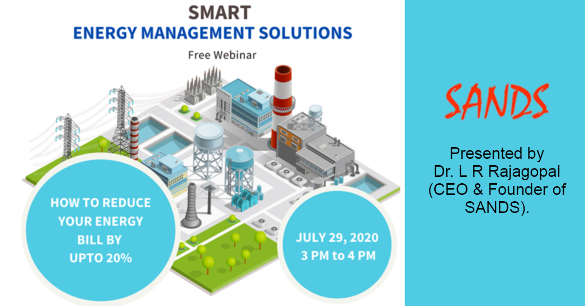 Webinar - How to reduce Energy Bill by up to 20%?, Chennai, Tamil Nadu, India