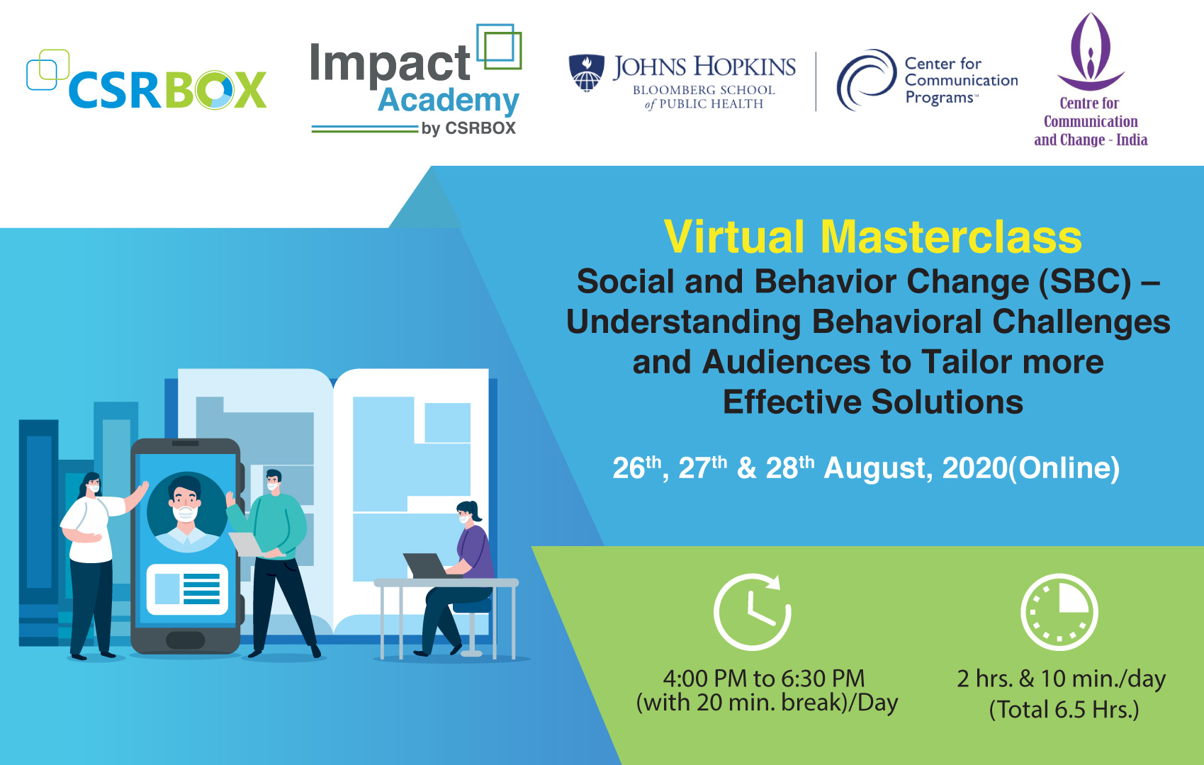 Virtual Masterclass: Social and Behavior Change (SBC) – Understanding Behavioral Challenges and Audiences to Tailor More Effective Solutions, Ahmedabad, Gujarat, India