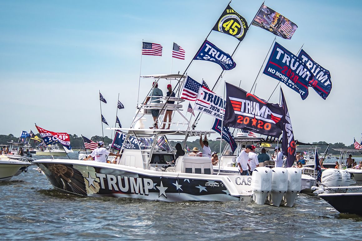 TRUMP 2020 BOAT PARADE on Blackwater River August 1, 2-5pm. Parade will pass Milton Boardwalk at 3PM, Milton, Florida, United States
