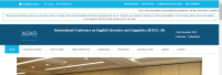 International Conference on English Literature and Linguistics (ICELL-20)