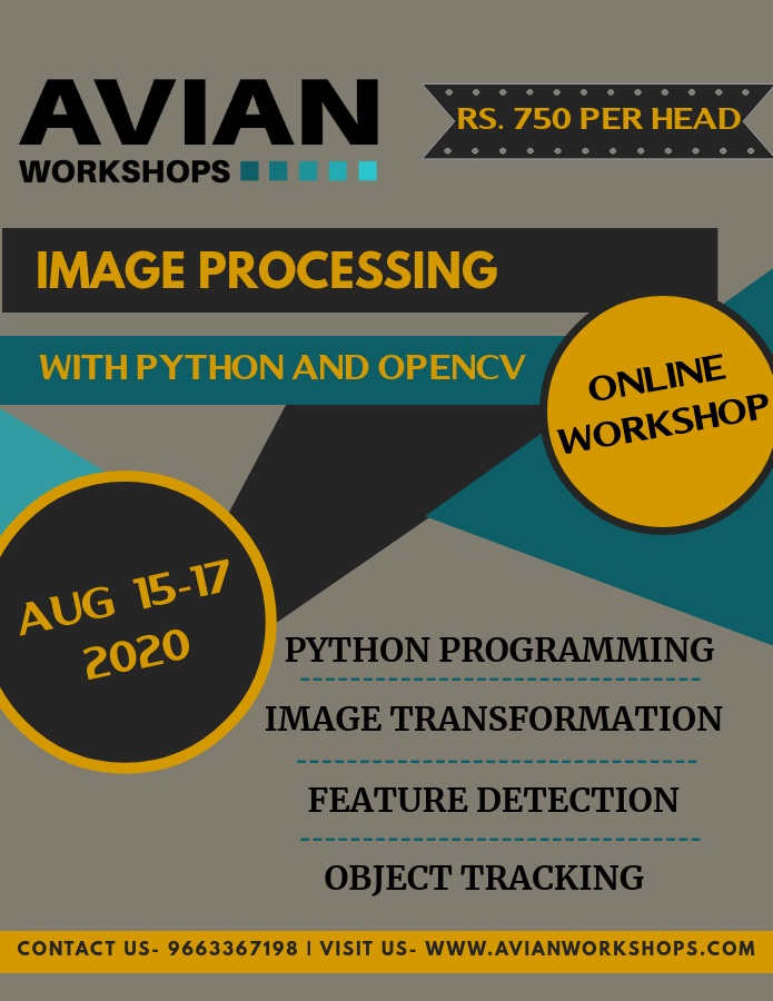 Online Workshop on Image Processing with Python & OpenCV, Bangalore, Karnataka, India