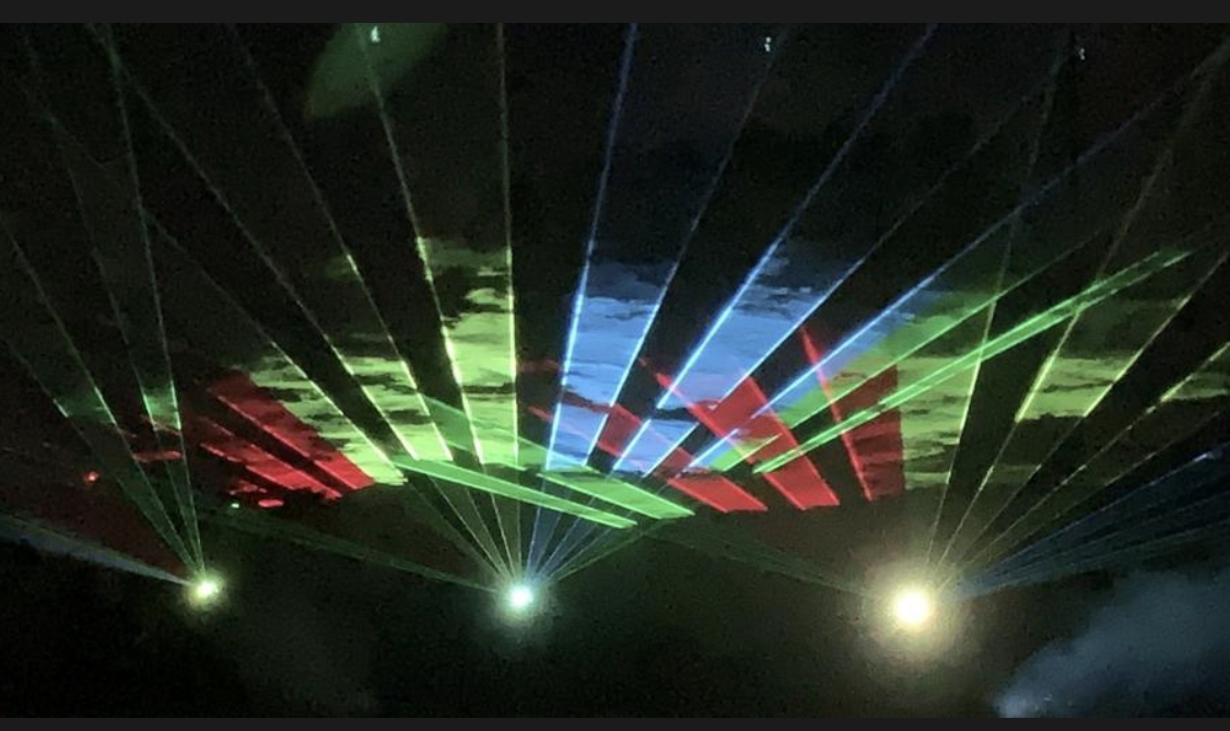 Cabin Fever Drive-in Laser Show, Chattanooga, Tennessee, United States