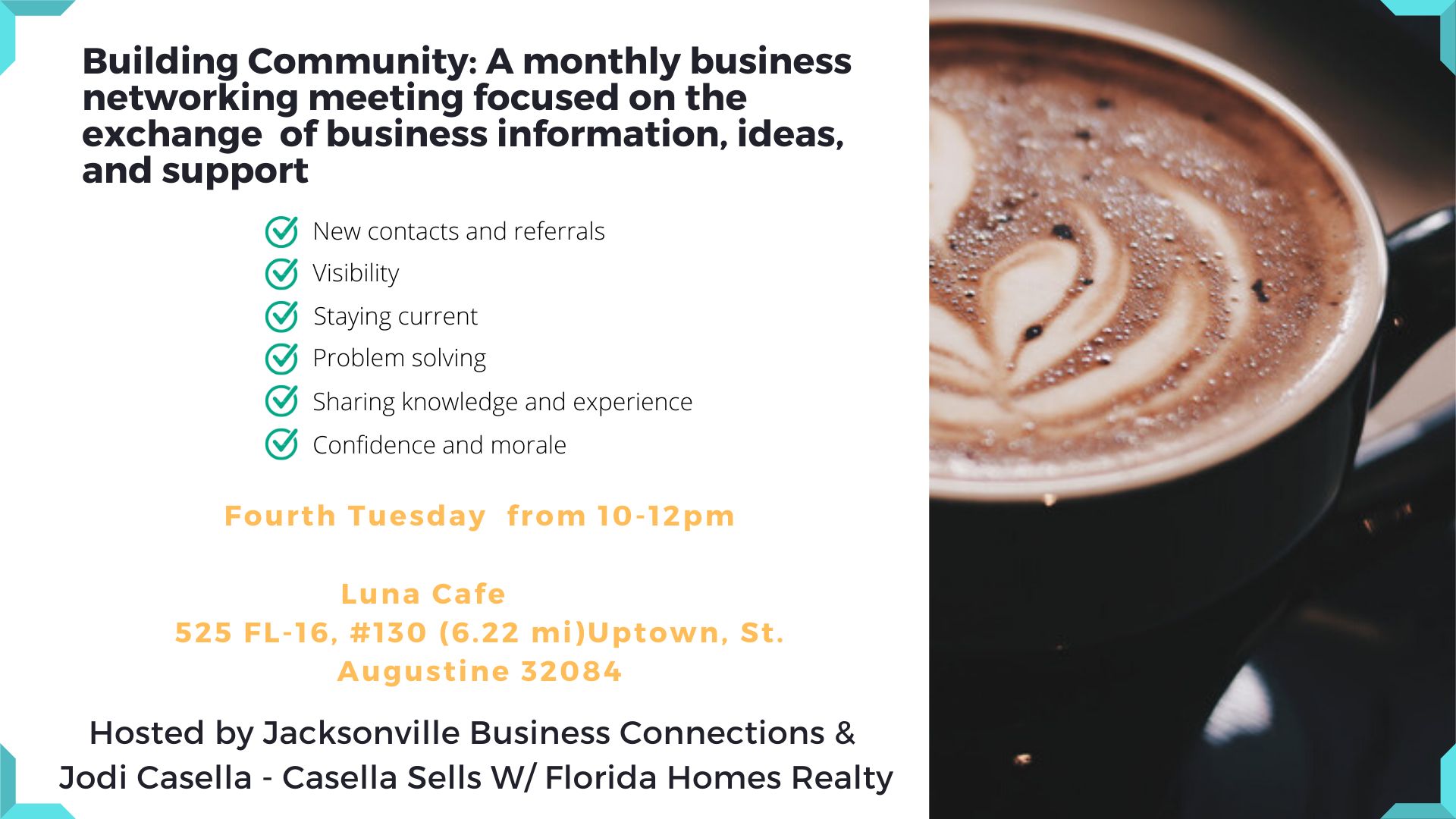 Business Networking Event, St. Augustine, Florida, United States