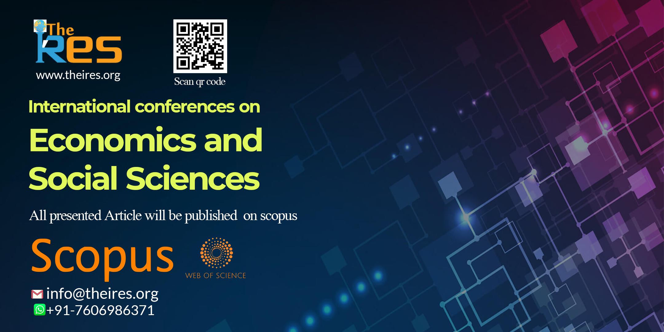 International conferences on Economics and Social Sciences (ICESS), Dubai, United Arab Emirates