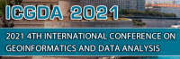 2021 4th International Conference on Geoinformatics and Data Analysis (ICGDA 2021)