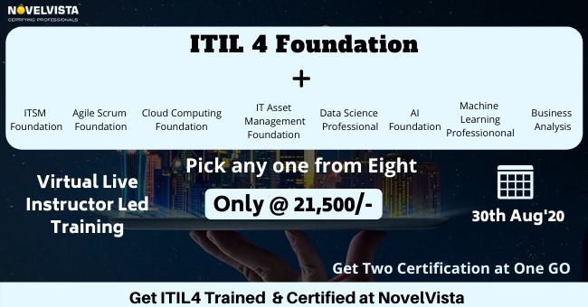 ITIL 4 Foundation Training & Certification Course by NovelVista, Pune, Maharashtra, India