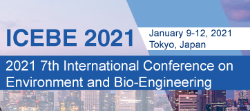 2021 7th International Conference on Environment and Bio-Engineering (ICEBE 2021), Tokyo, Japan