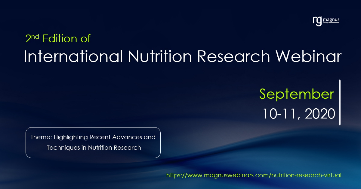2nd Edition of International Nutrition Research Webinar, United States, Florida, United States