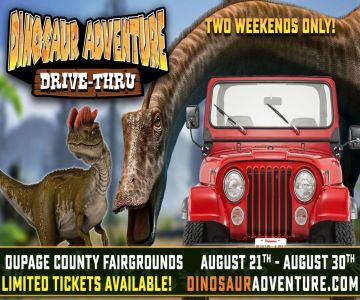 Dinosaur Adventure Drive-Thru Chicago, Wheaton, Illinois, United States