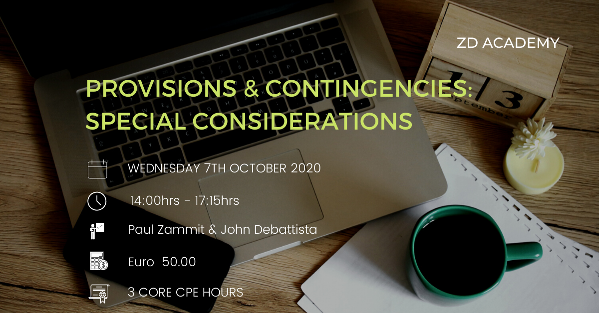 Provisions and Contingencies: Special Considerations, Mosta, Northern Harbour, Malta