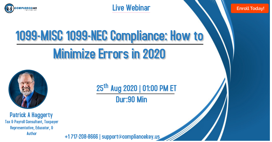 1099-MISC 1099-NEC Compliance: How to Minimize Errors in 2020, Middletown,DE,USA,Delaware,United States