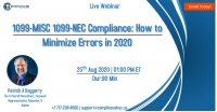 1099-MISC 1099-NEC Compliance: How to Minimize Errors in 2020