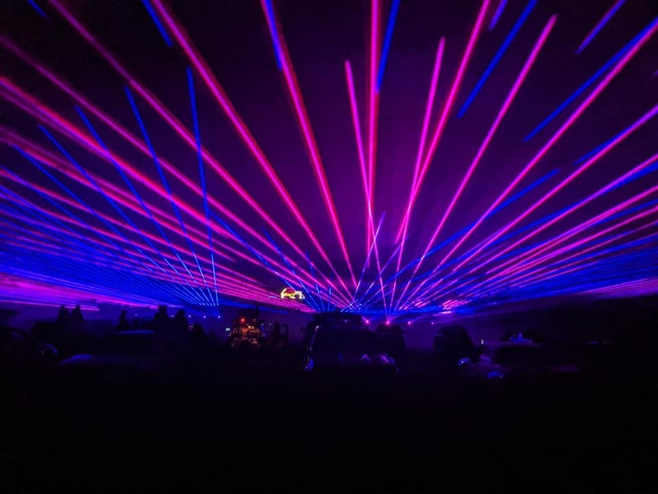 Cabin Fever Drive-in Laser Light Show, Dothan, Alabama, United States