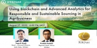 Using Blockchain and Advanced Analytics for Responsible and Sustainable Sourcing in Agribusiness