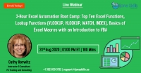 3-Hour Excel Automation Boot Camp: Top Ten Excel Functions, Lookup Functions