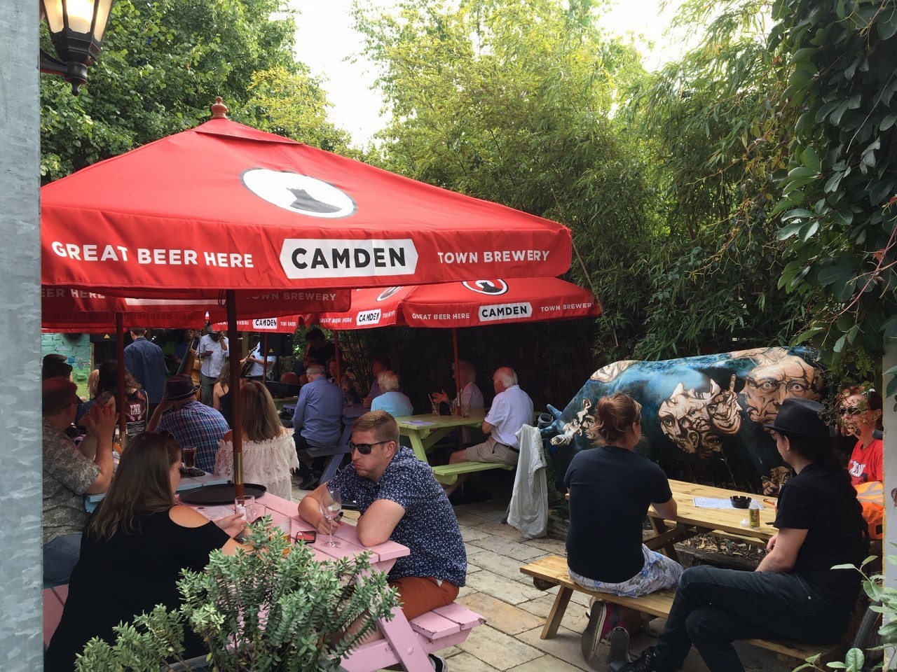 Clapham Comedy Outdoor Comedy @ Bread and Roses Beer Garden : Lloyd Griffith , Tom Deacon, Ali Cook, London, England, United Kingdom