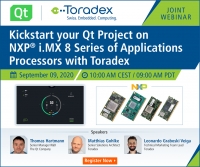 Webinar: Kickstart your Qt Project on NXP i.MX 8 Series of Applications Processors with Toradex