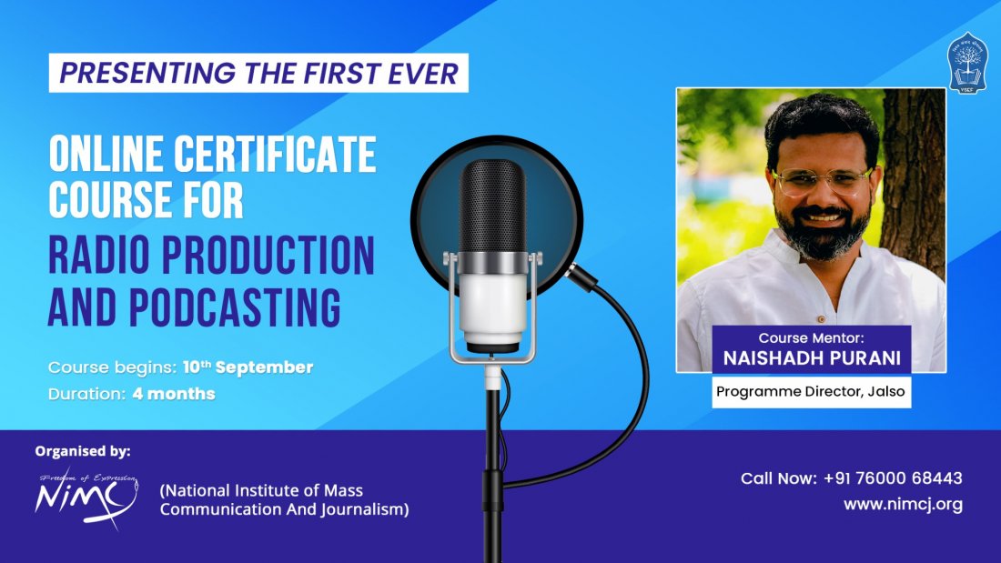 Radio Production And Podcasting Online Course, Ahmedabad, Gujarat, India