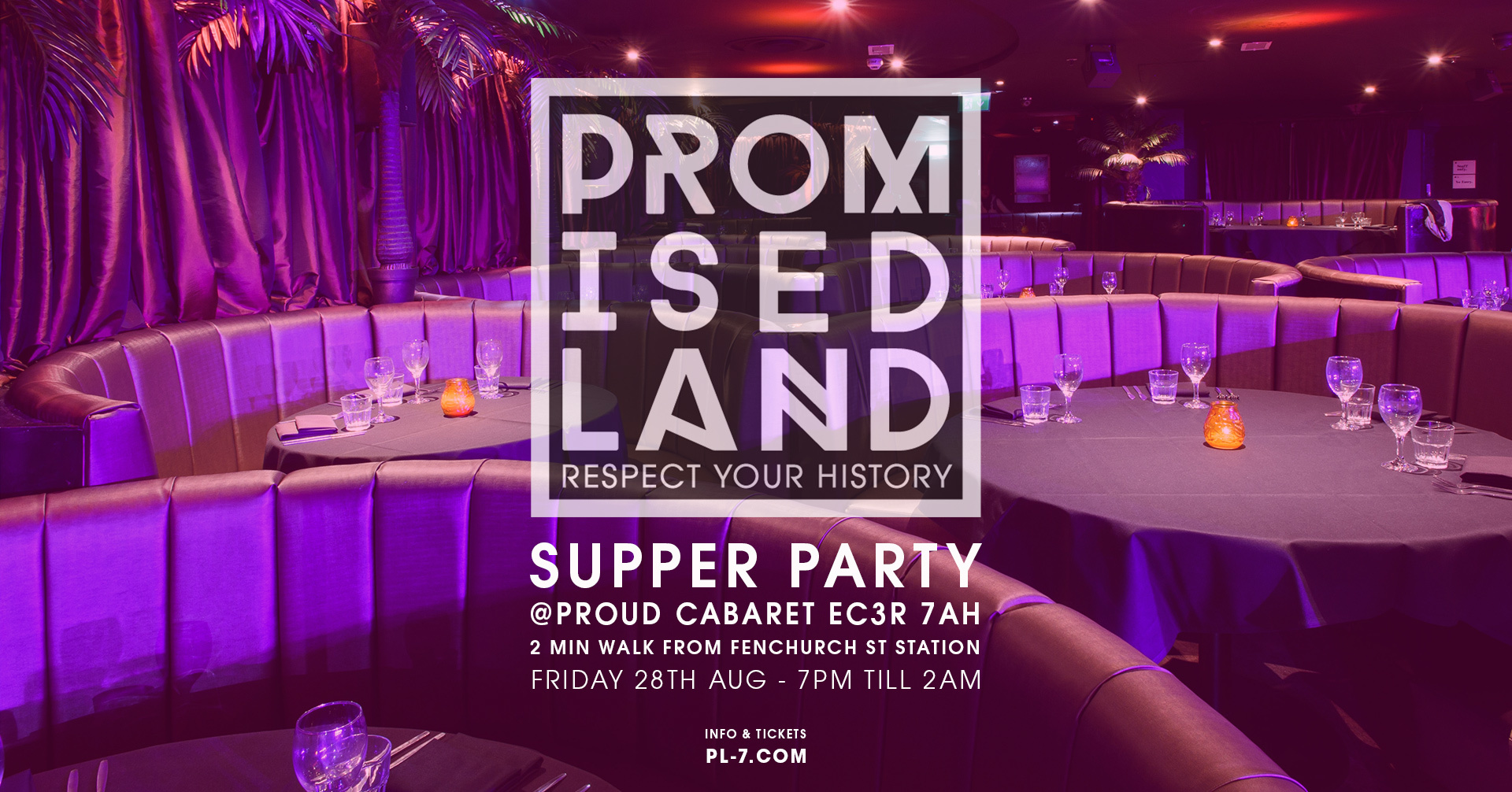 Promised Land Supper party with Terry Farley, London, United Kingdom