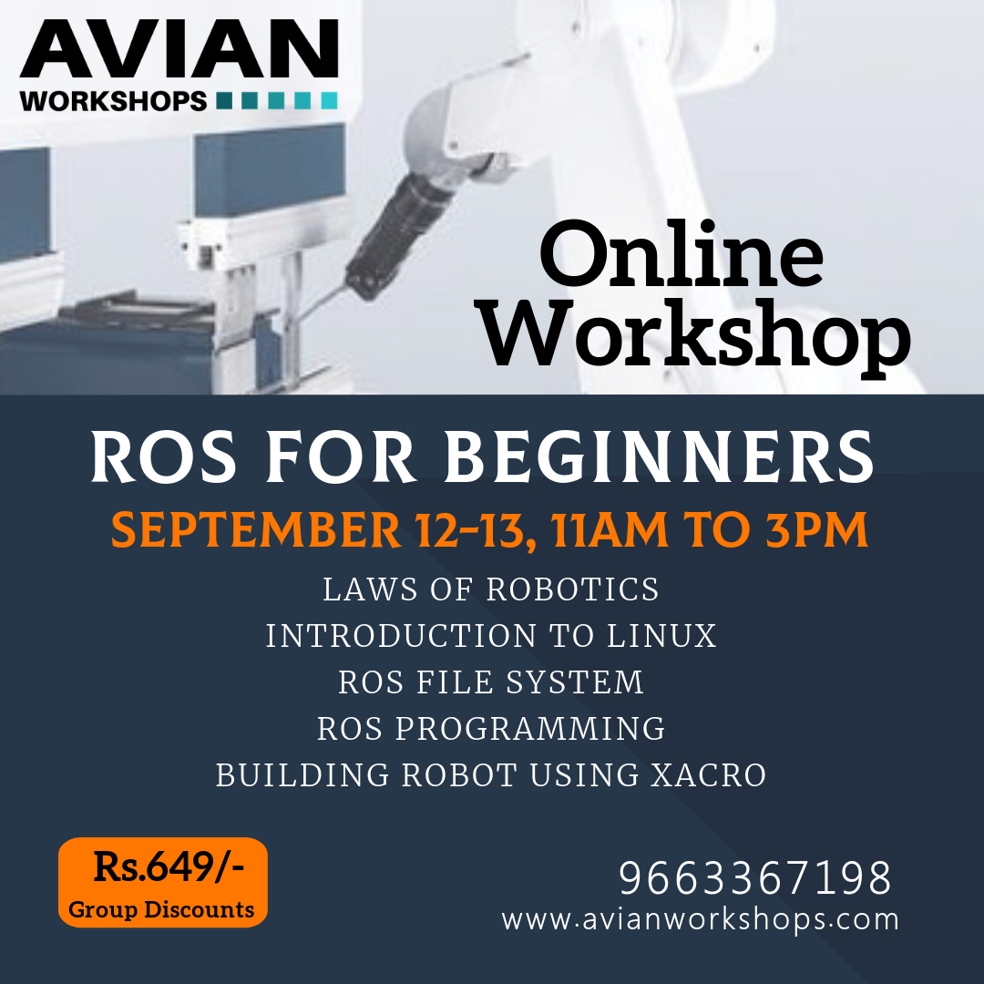Online Workshop on ROS For Beginners, Bangalore, Karnataka, India