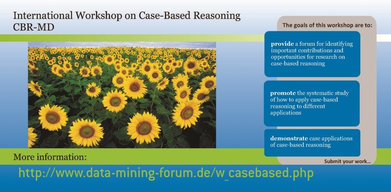 International Workshop Case-Based Reasoning CBR-MD 2021, New York, United States