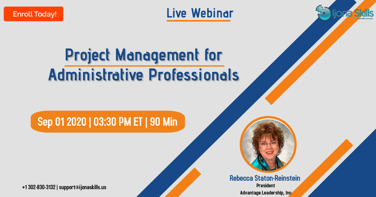 Project Management for Administrative Professionals, Middletown,DE,USA,Delaware,United States