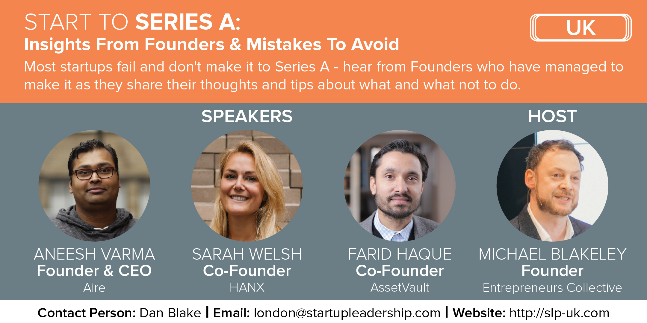 Start to Series A: Insights from Founders & The Mistakes to Avoid, London, United Kingdom