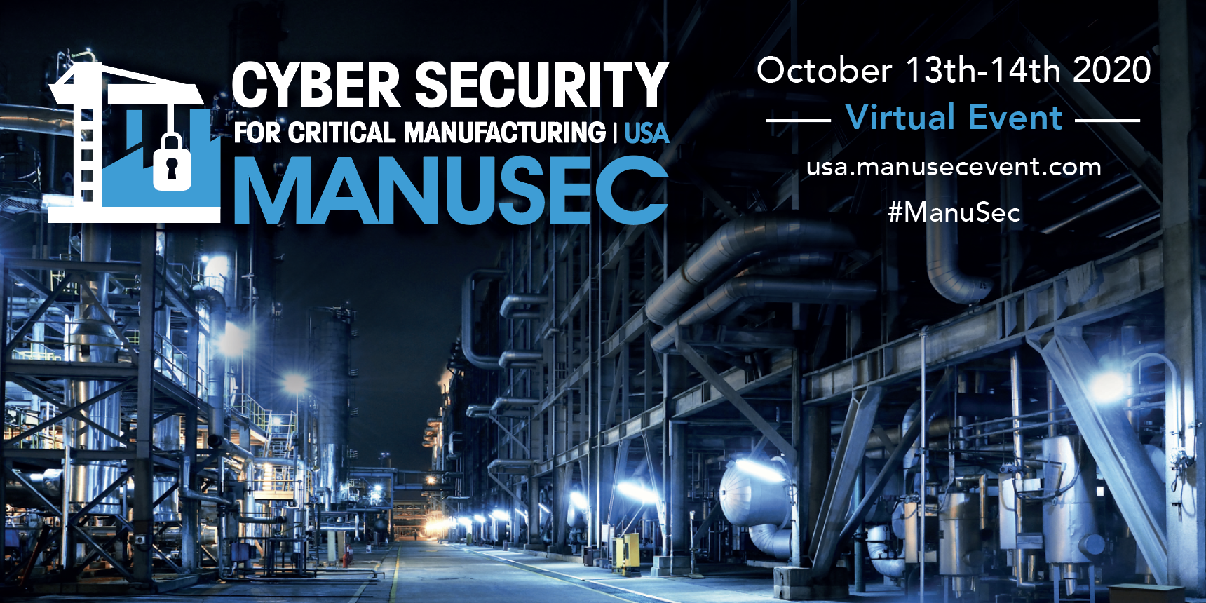ManuSec USA: Cyber Security for Manufacturing Summit | Online | October 2020, United States