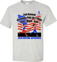 Gateway PVA Virtual 5K/1 Mile Run – Walk – Roll