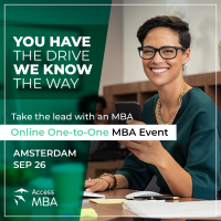 Discover a world of MBA opportunities online with Access MBA on the September 26th